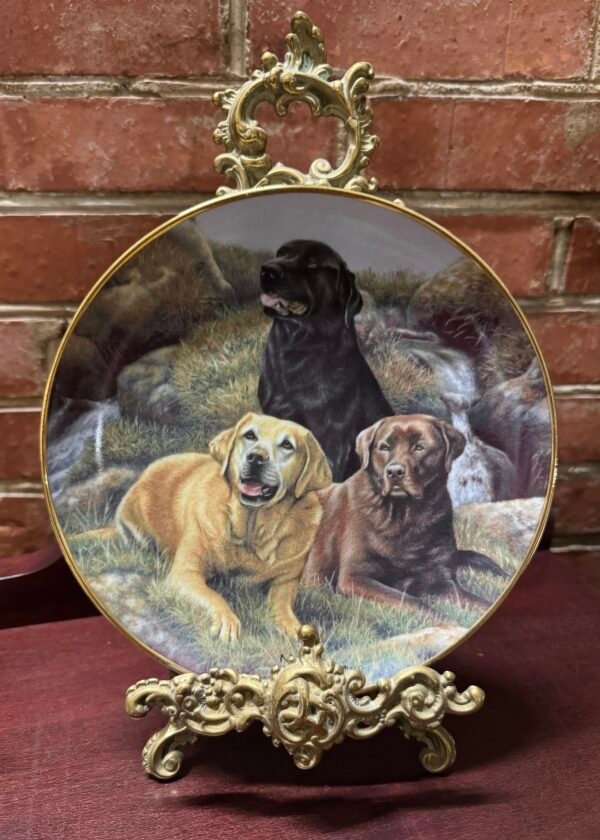 Kolekcinės lėkštės su šunimis