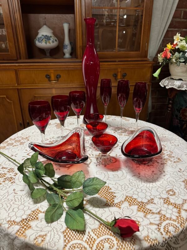 Raudono stiklo gaminiai